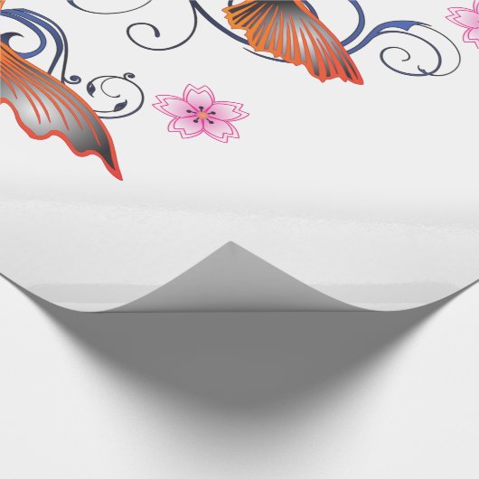 Koi Art Geschenkpapier (Ecke)