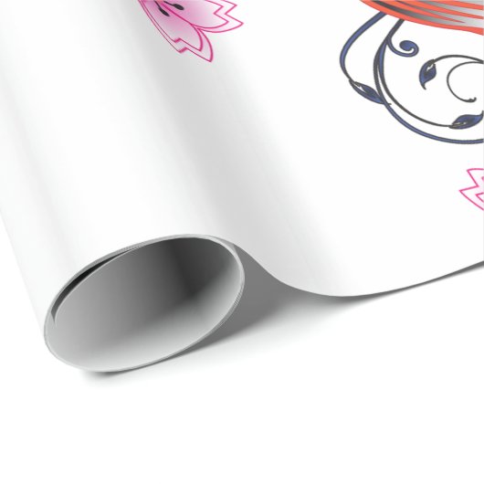 Koi Art Geschenkpapier (Rolleneckpunkt)