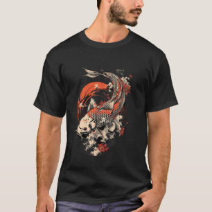 Koi Asiatischer Karpfen Japanischer Koi Karpfen Fi T-Shirt