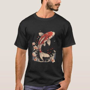 Koi Asiatischer Karpfen Japanischer Koi Karpfen Fi T-Shirt