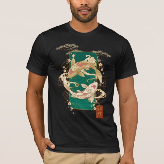 Koi-Aufstieg T-Shirt (Vorderseite)