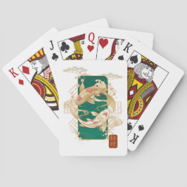 Koi-Aufstiegsspielkarten Spielkarten
