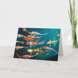 Koi Ballet - Dankeskarte