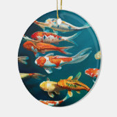 Koi Ballet - Keramik Ornament (Links)