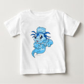 Koi Blau Baby T-shirt (Vorderseite)