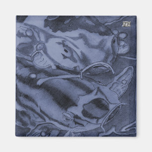 Koi (blau) magnet