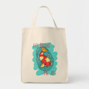 Koi Bring Me Join Fun Fish Liebe Epic Motto Tragetasche