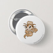 Koi Brown Button (Vorne & Hinten)