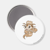Koi Brown Magnet (Vorderseite/Rückseite)