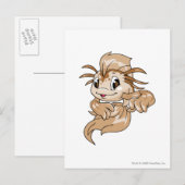 Koi Brown Postkarte (Vorne/Hinten)