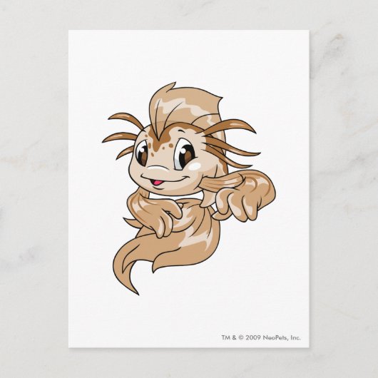 Koi Brown Postkarte (Vorderseite)