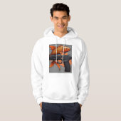 Koi Calibe Fish Design Hoodie T - Shirt (Vorne ganz)