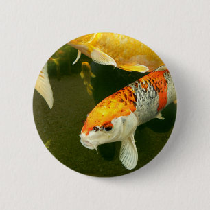 Koi Carp Abzeichen Button
