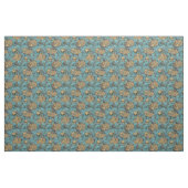 Koi Carp Aquamarin Stoff (Fat Quarter (45,7 x 55,9 cm))