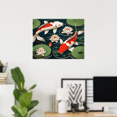 Koi Carp Archival Print Poster (Heimbüro)