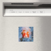 Koi Carp (Cyprinus carpio), Japan Magnet (In Situ (Geschirrspüler))