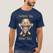 Koi Carp Design T - Shirt (Vorderseite)