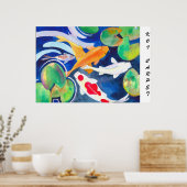 Koi carp et poster (Küche)