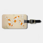 Koi Carp Fisch Cooles Gepäckstück Gepäckanhänger (Vorderseite horizontal)