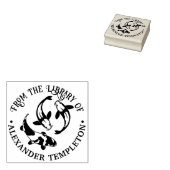 Koi Carp Fischbibliothek Buchname Gummistempel (Stempel)