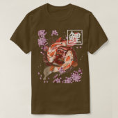 Koi Carp Fish Japanese Sakura Cherry Blossom for K T-Shirt (Design vorne)
