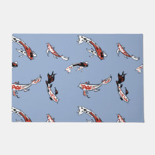 Koi Carp Fish Muster Fußmatte