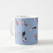 Koi Carp Fish Muster Kaffeetasse (Vorderseite Links)