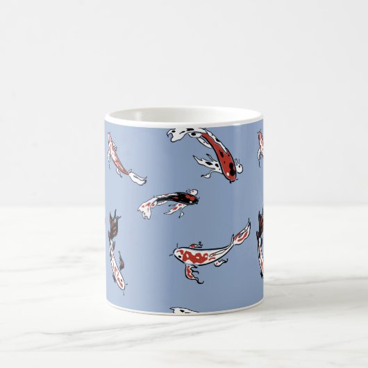 Koi Carp Fish Muster Kaffeetasse (Mittel)
