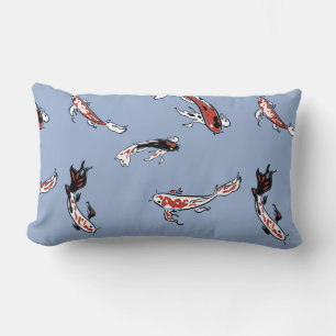 Koi Carp Fish Muster Lendenkissen