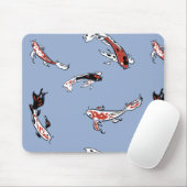 Koi Carp Fish Muster Mousepad (Mit Mouse)