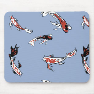 Koi Carp Fish Muster Mousepad