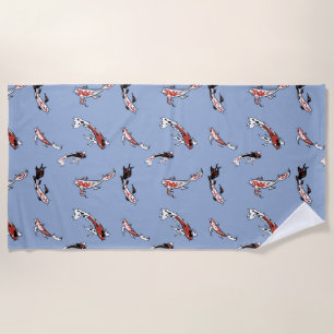 Koi Carp Fish Muster Strandtuch