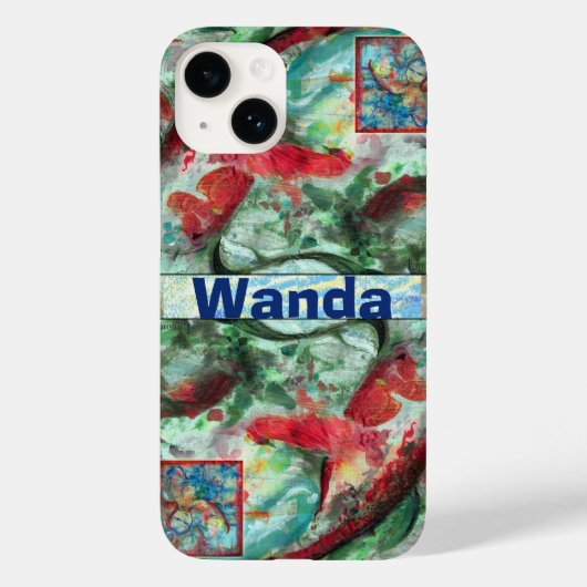 Koi Carp Fish Painting Case-Mate iPhone Hülle (Rückseite)