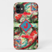 Koi Carp Fish Painting iPhone Case (Rückseite)