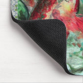 Koi Carp Fish Painting Mousepad (Ecke)