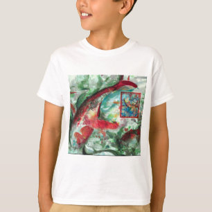 Koi Carp Fish Painting T-Shirt