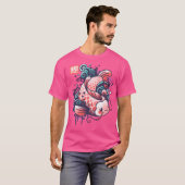 Koi Carp Fish Watercolor T-Shirt (Vorne ganz)