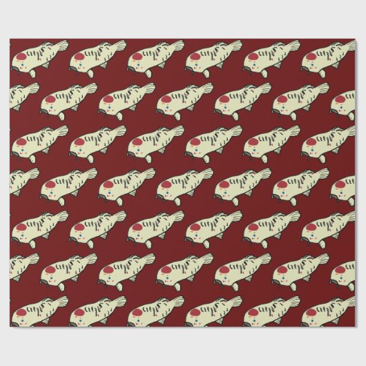 Koi Carp Geschenkpapier (Flach)