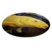Koi Carp Glass Chopping Board Schneidebrett (Ecke)