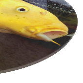 Koi Carp Glass Chopping Board Schneidebrett (Ecke)