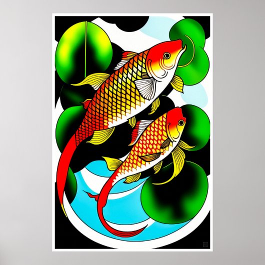 Koi Carp - Großdruck Poster (Vorne)