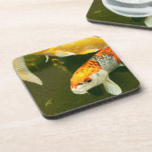 Koi Carp Hard Plastic Untersetzer (Linke Seite)
