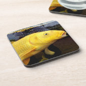 Koi Carp Hard Plastic Untersetzer (Linke Seite)