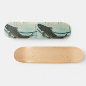 Koi (Carp) - Hiroshige japanische Fischdruckerei Skateboard (Horizontal)