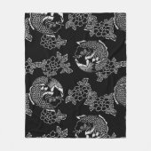 Koi(Carp), japanisches Tattoo Design Fleecedecke (Vorderseite)