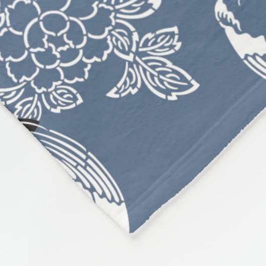 Koi(Carp), japanisches Tattoo Design Fleecedecke (Ecke)