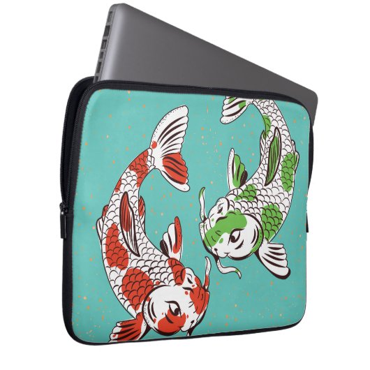Koi Carp Laptopschutzhülle (Vorne Rechts)