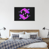 Koi-carp Leinwanddruck (Insitu (Schlafzimmer))