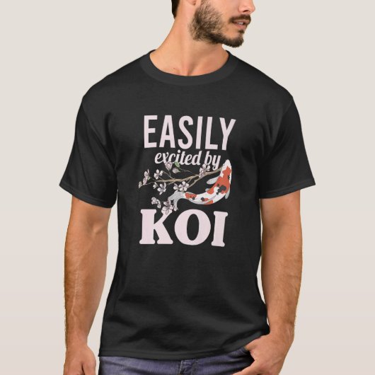 Koi Carp Nishikigoi Fisch leicht aufgeregt B T-Shirt (Vorderseite)