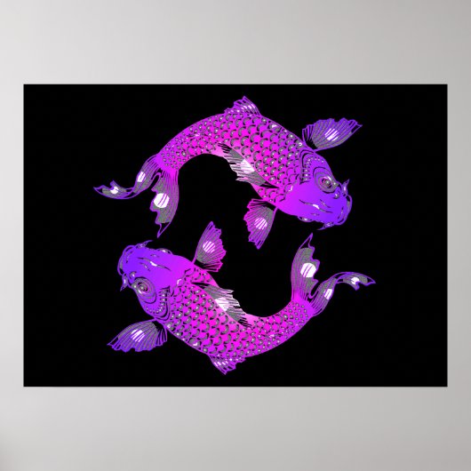 Koi-carp Poster (Vorne)
